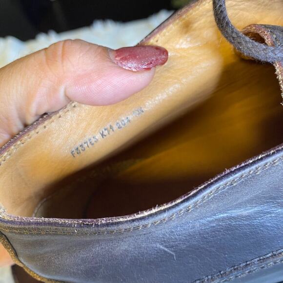 John Varvatos Chase Chukka Brown Leather Shoes Size 10.5 - Picture 11 of 12